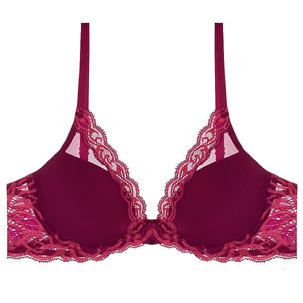 Natori Feathers Contour Plunge Bra | Underwire Bras | Journelle